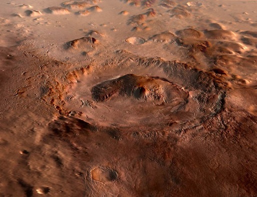 Gale-Crater-on-Mars