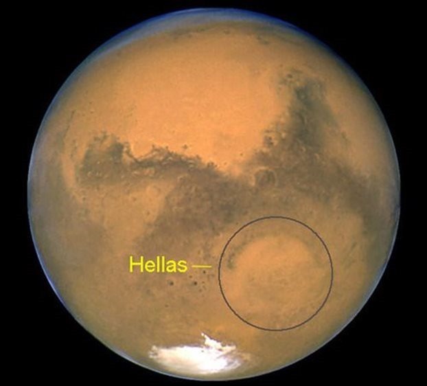 Hellas-Mars